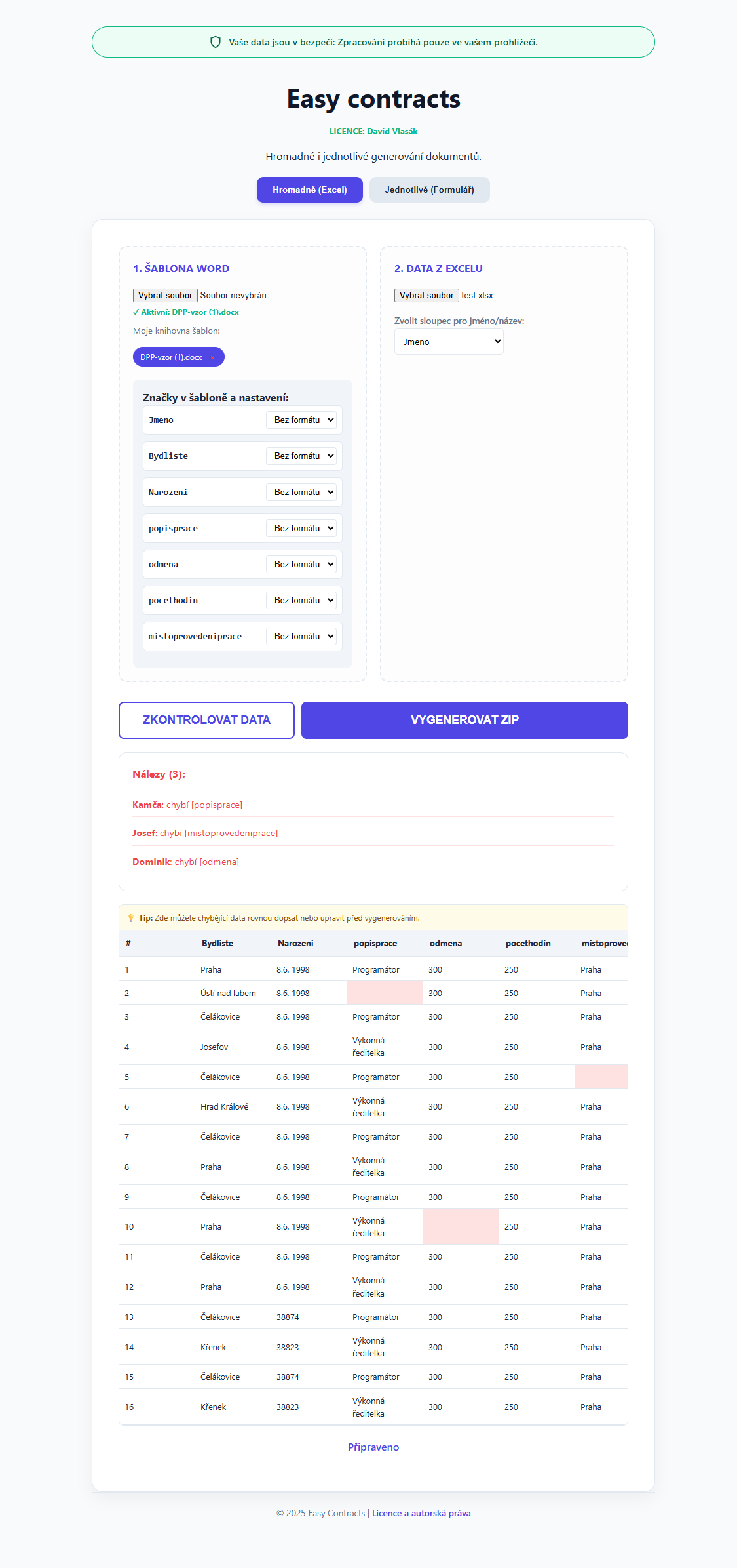 EasyContracts Workflow